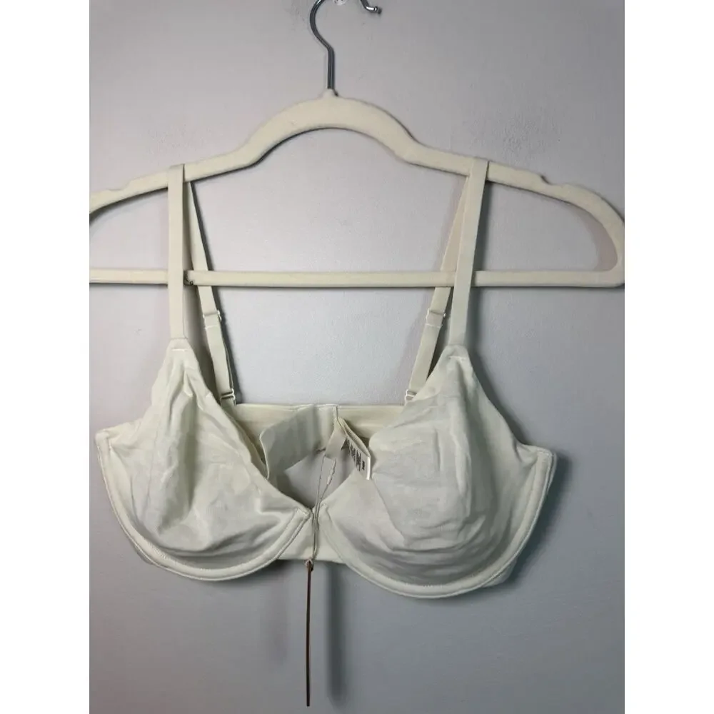 Skims Cotton Jersey T-shirt Bra bone 34DD NWT